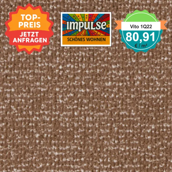 Vorwerk Vito 1Q22 lehm Velours Teppichboden